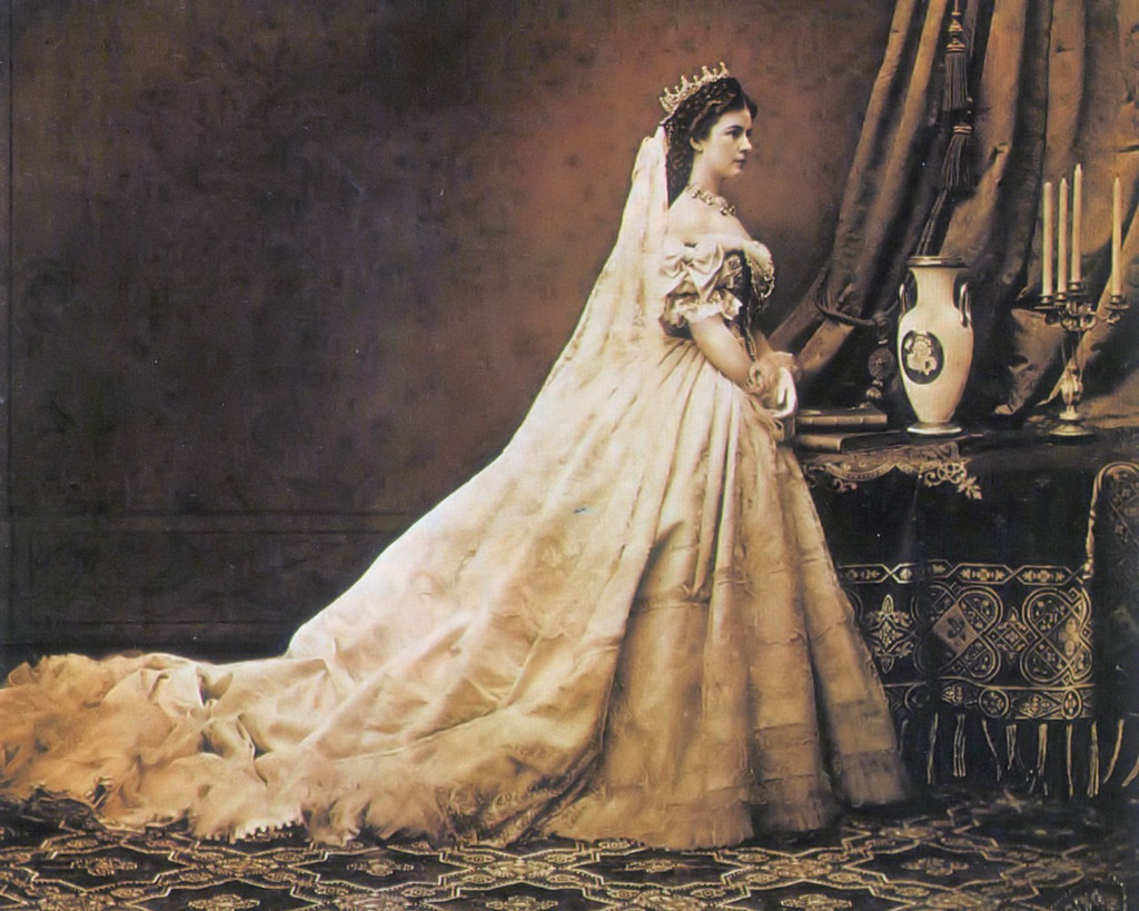 Empress Elisabeth at Hungarian Coronation, 1867